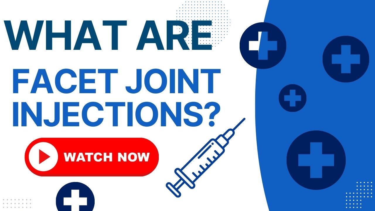Anatomical illustration of the spinal facet joints